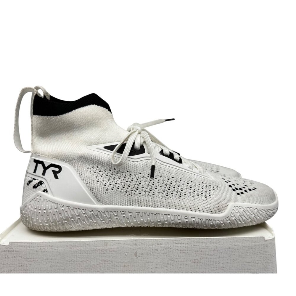 TYR White DropZero Barefoot High-top Training Shoes Unisex Men 8.5/Women 12